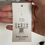 Halara MID Rise Drawstring Side Pocket Rolled Hem Casual Cotton Shorts 4'' Photo 1