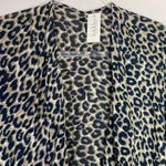 Nicole Miller  leopard fringe shawl coverup NWT Photo 2