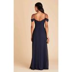 Birdy Grey  women's‎ Convertible Dress Devin Chiffon Navy Size Medium Photo 2