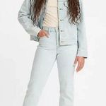 Levi's  Premium Wedgie Straight Leg Jeans In Think Outside Photo 0