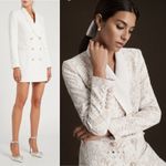 Rebecca Vallance Harriet Bridal Lace Blazer Dress Mini White Size 4 Photo 2