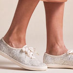 Kate Spade Keds Keds x new york Champion Glitter Sneaker Glitter Cream Size 7,5 Photo 0
