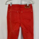 ANINE BING  Denim Jeans Button Fly High‎ Rise Orange Peach Women's Size 28 Photo 5