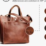 PLG Portland Leather Goods Almost Perfect Brown Leather Accordion Zip Wallet Photo 11