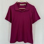 Prides Landing Short Sleeve Collared Shirt Woman’s XL Pink Red Photo 0