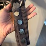 New York & Company Camouflage Crewneck Sweater Gray and Black Size XS Photo 1