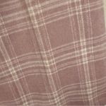 Pink Lily  Plaid Mini Skirt Fleece / Wool Type Soft Pink Winter Size XL NWT Photo 3