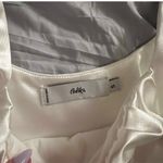 Adika White Satin Cropped Tank Photo 2