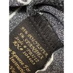 Mine Black Windowpane High Rise Drawstring Wide Leg Trousers Dress Pants Size S Photo 4