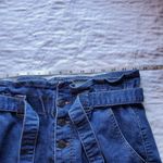 Wax Jean Women's High Waisted size M paperbag elastic with tie waist Denim jeans Shorts Photo 7