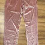 None Regina George Cool Mom Y2K Pink Velour Track Pants Pockets‎ Elastic Waist Medium Photo 0