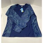 Halcurt Womens’s Long Sleeve Rashguard Size 1X Blue New With Tag Photo 5