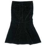 Bisou Bisou Vintage Y2K Jeans Black Trumpet Maxi Skirt Photo 11