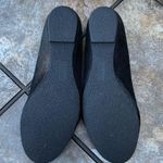 Munro  American Josie Black Crosshatch Shimmer Suede Buckle Ballet Flats  Size 7 Photo 5