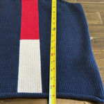 Tommy Hilfiger  Vintage Chunky Knit Top Tank Large Logo Americana Y2K Preppy Photo 2