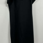 Cameo Womans  Bodycon Midi Dress Large Black Spaghetti Straps Off The Shoulder Photo 0