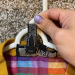 Vintage Retro Tartan Plaid Multicolored Crop Top Size Small Red Photo 3