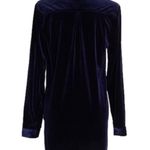 superdown  Velvet Mini Shirt Dress Photo 5