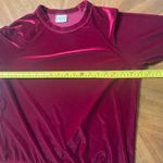 H.I.P. Velevt Velour Round Neck Long Sleeve Top Boho Whimsy Fairy Festive Small Photo 4