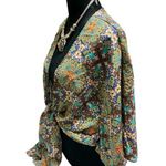 Black Bead Black Head Shelby crop tie Kimono size M Photo 3