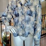 Free People Sheer Printed Button down Photo 0