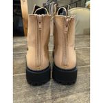 Allegra K Allegra K Lace Up Zipper Platform Combat Boots Khaki Size 7 MSRP $80 Photo 4