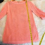 Talbots  open knit cotton tunic sweater Women’s size Large Beachy Vacation Pastel Photo 5