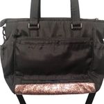 LUG Promenade Nylon Crossbody Bag Black 11X9 Diaper Travel Personal Bag Pockets Photo 2