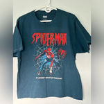 Marvel  Spiderman top raw hem XL Photo 0