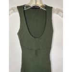 Naked Wardrobe  Women's XS One Piece Romper Olive Green Stretch Sleeveless NWOT Photo 5