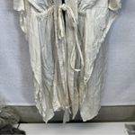 Sweet Magnolia Off White Cream Lace Tie Waist Lightweight Cardigan OS Size M Photo 2