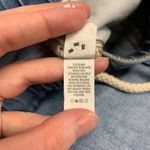 Aerie ‎ Denim Shorts Womens Size Small Blue Raw Hem Distressed Jean Elastic Waist Photo 4