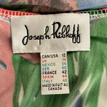 Joseph Ribkoff  women's 12 zebra print and tropics flowers blouse peplum stretch Photo 2
