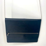 Flat cross body purse black with‎ zipper Photo 0