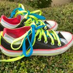 Converse Unisex Chuck Taylor Double Upper All Star Shoes Neon / Black M-4 W-6 Photo 2