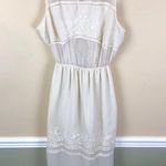 Kimchi Blue Women’s Cream Embroidered Eyelet Design Semi-Sheer Maxi Dress Photo 0