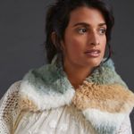 Anthropologie Faux Fur Collar Scarf Photo 1