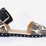 Valentino Garavani  Snakeskin Soul Rockstud Sandals Photo 0