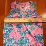 Lilly Pulitzer  Eassie Bearfoot‎ Princess Dress Pink Blue Shell Print  XS Photo 6