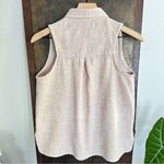 Unique Vintage Vintage Woven 100% Cotton Sleeveless Button Up Unique Batik Sz M Earthy Indie Photo 5