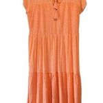 Kate & Sam dress NEW coral orange dress Swiss dot & eyelet lined small Photo 0