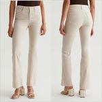 AG Adriano Goldschmied  Farrah Boot Velvet Size 26 Pale Oak Stretch Photo 1