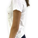 Levi's White Cotton Sequin Logo Short Sleeve Crewneck T-shirt Photo 2