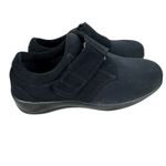 Orthofeet 525 Bismarck Black Orthotic Comfort Shoes Adjustable Strap Sz 8D Wide Photo 1