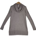 Caslon  Nordstrom Womens Sz S Cowl neck Tunic Sweater Beige Oatmeal Casual Fall Photo 0