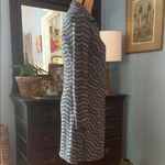 EXPRESS Tricot Vintage 90’s Dark Blue Multicolored Chevron Knit Dress Photo 6