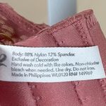 Lively Medium Lace Dusty Pink Bralette Adjustable Straps Wireless Photo 3