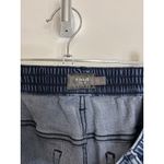 Torrid Jogger Jeans Womens 2S 2X Blue Medium Wash Navy Side Stripe Elastic Waist Photo 2