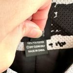 GUMP'S Black and White Abstract Long Jacket, Brush Strokes Jacket, Size Small Photo 5