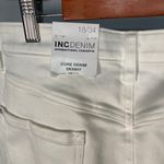 INC  International Concepts Mid-Rise Skinny White Distressed Jeans Women 18/34‎ Photo 9